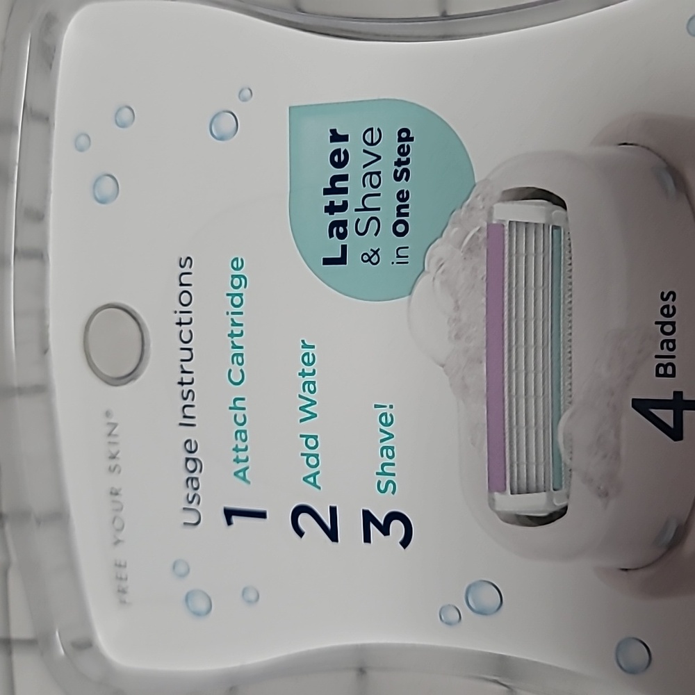 Schick Intuition Trial Pack Razor - Aqua Color, NIP - Picture 3 of 7